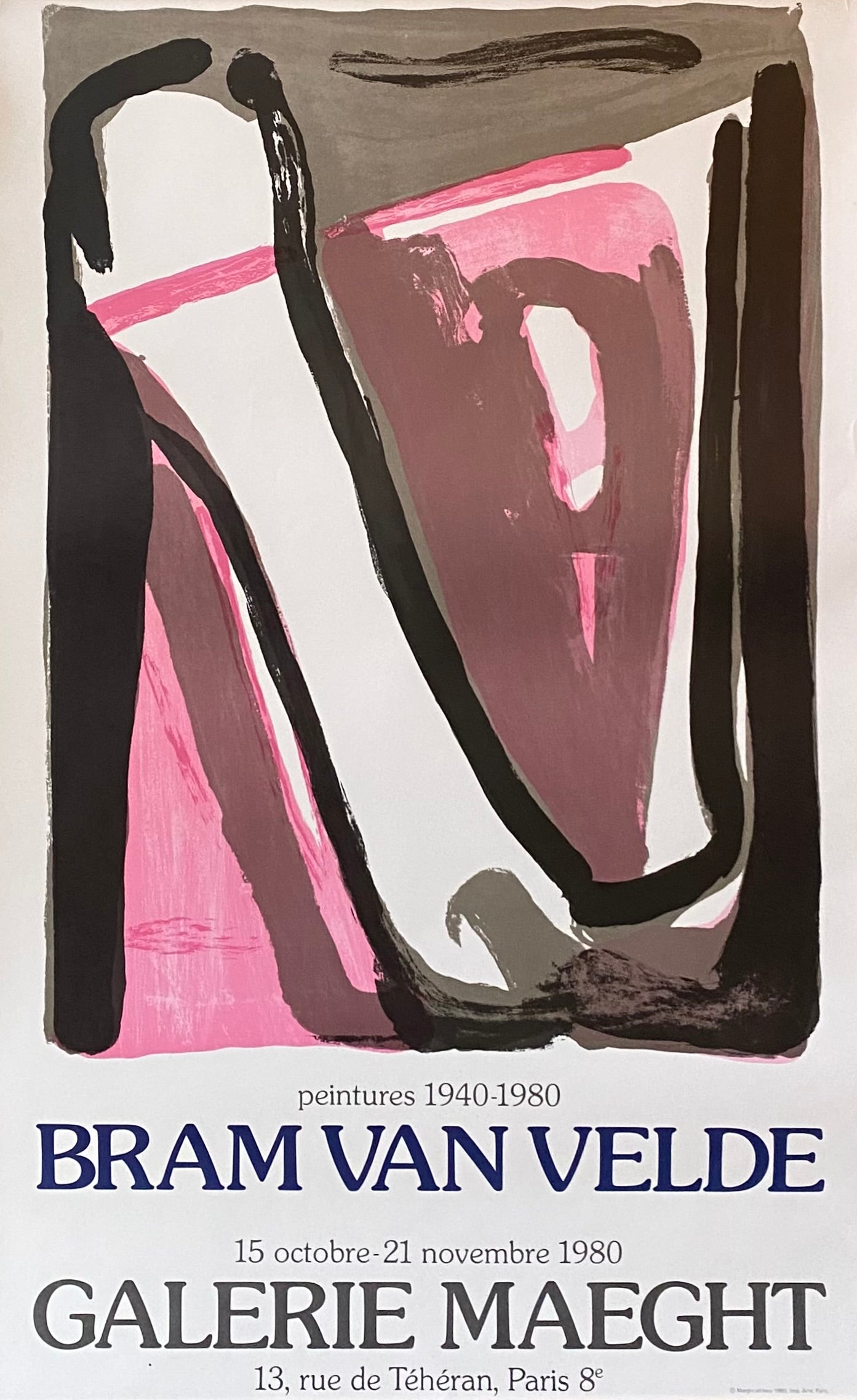 Bram Van Velde plakat