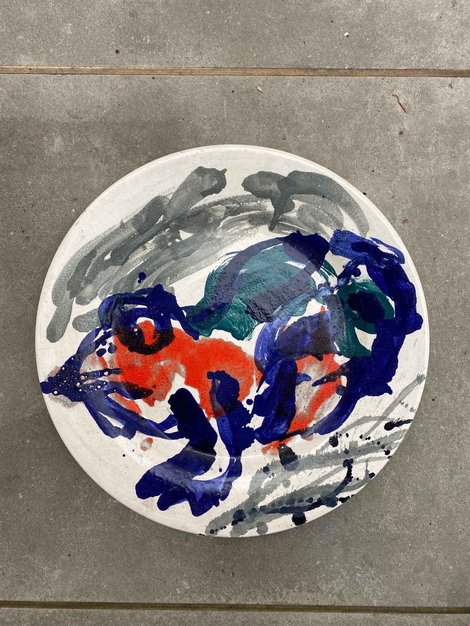 Niels Reumert keramisk fad - Sea by Sevel