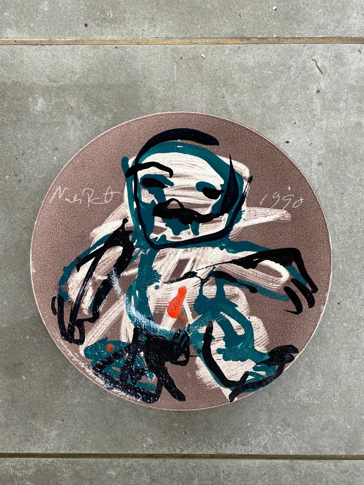 Niels Reumert keramisk fad - Sea by Sevel