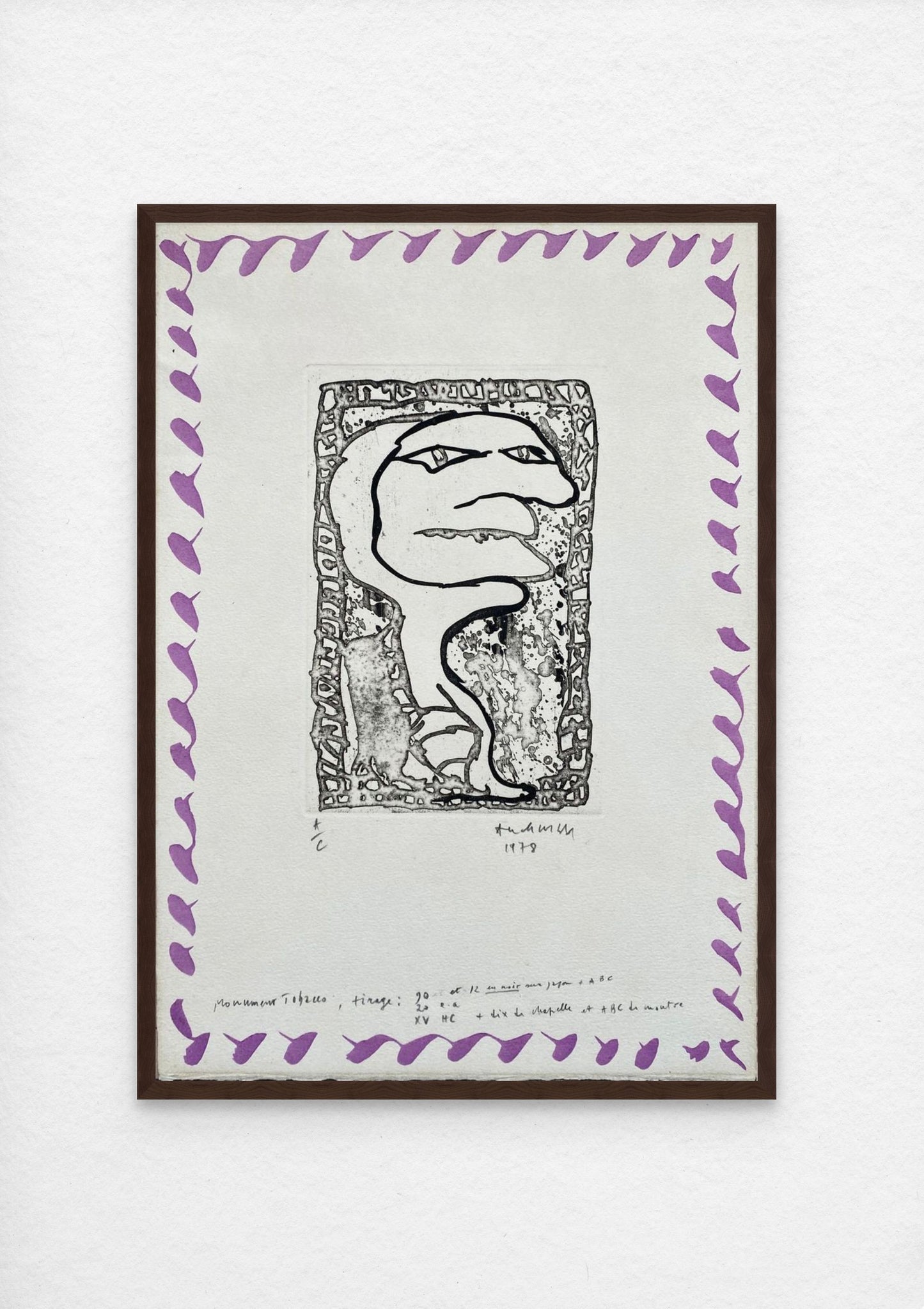 Pierre Alechinsky 46x32 cm