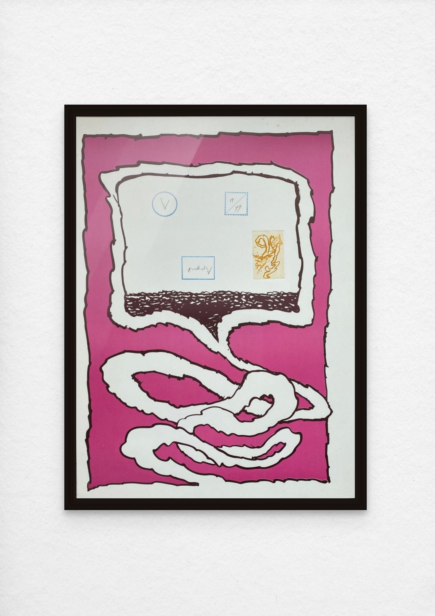 Pierre Alechinsky 75x55.5cm