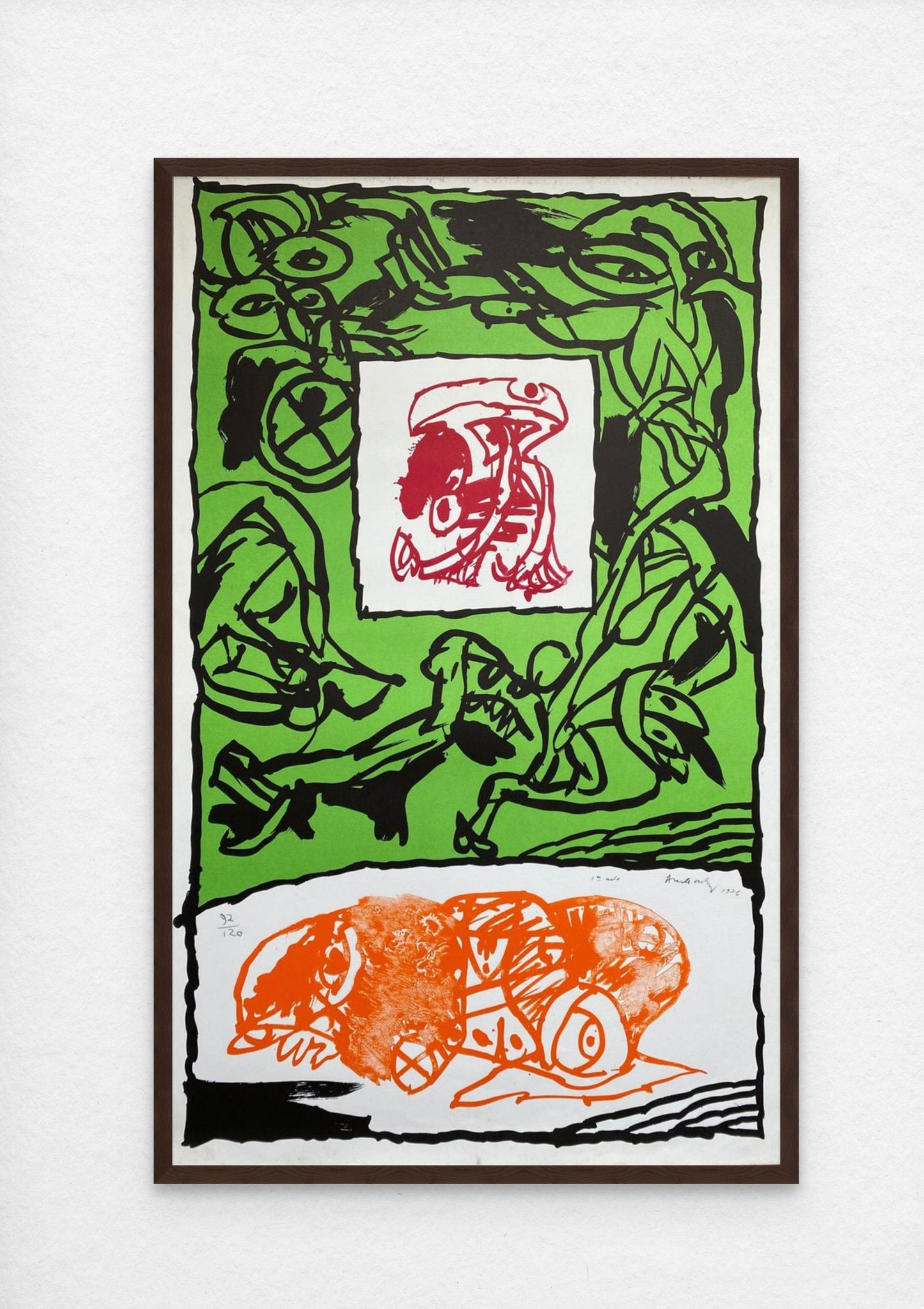 Pierre Alechinsky 100x62cm