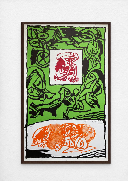 Pierre Alechinsky 100x62cm