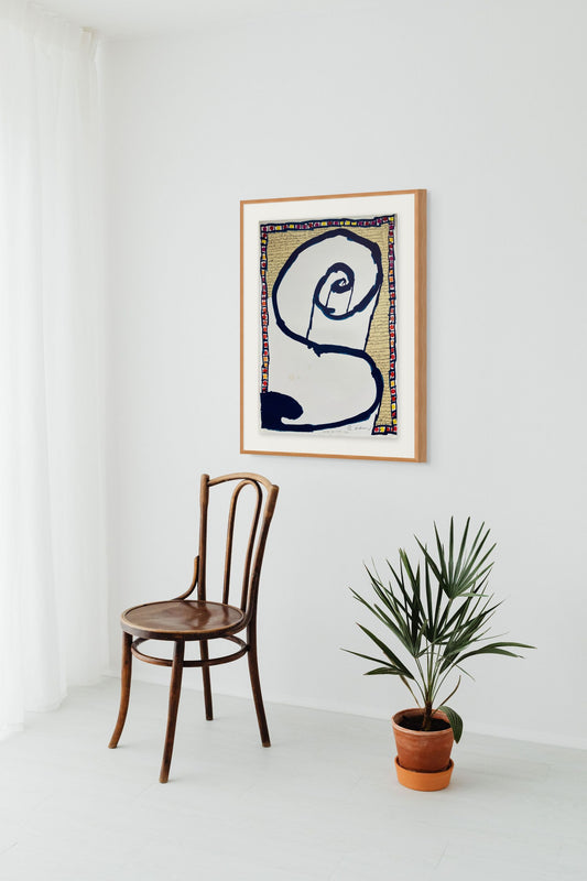 Pierre Alechinsky 76x54cm