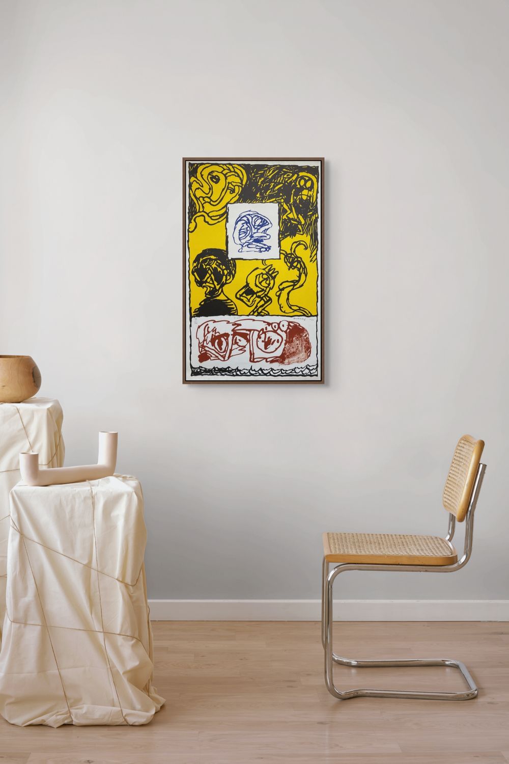 Pierre Alechinsky 100x62cm