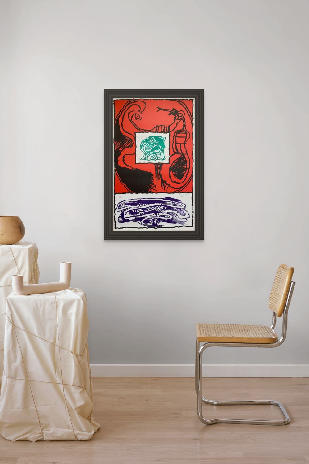 Pierre Alechinsky 100x62cm